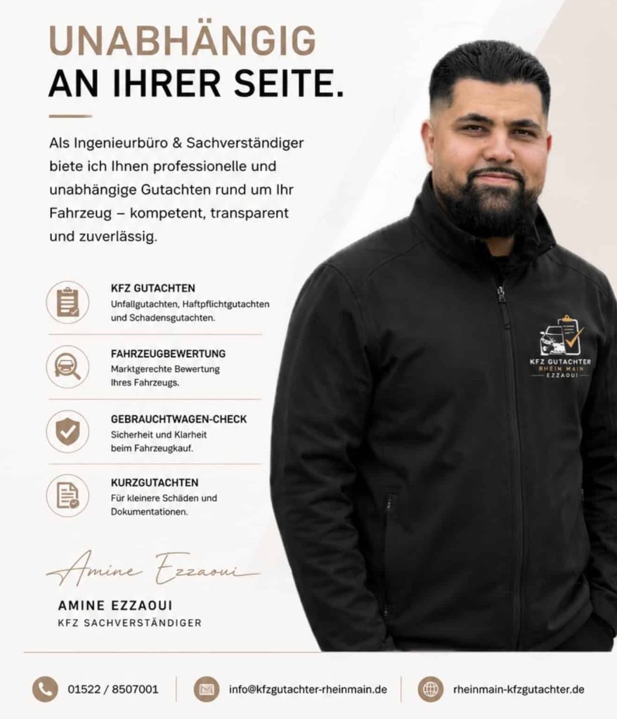 Kfz Gutachter Rhein Main - Ingenieurbüro Ezzaoui