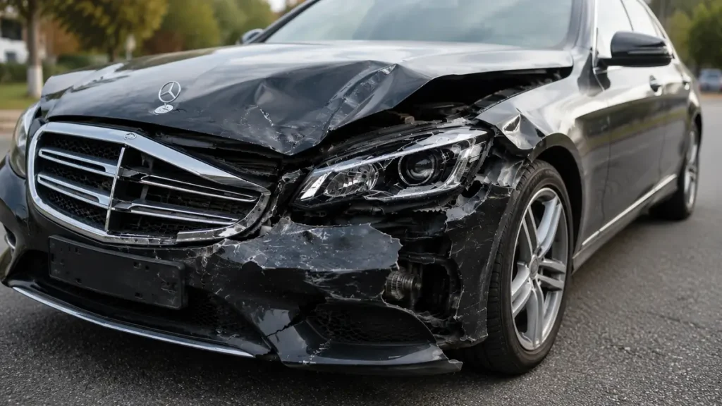 unfallgutachten mercedes frontschaden