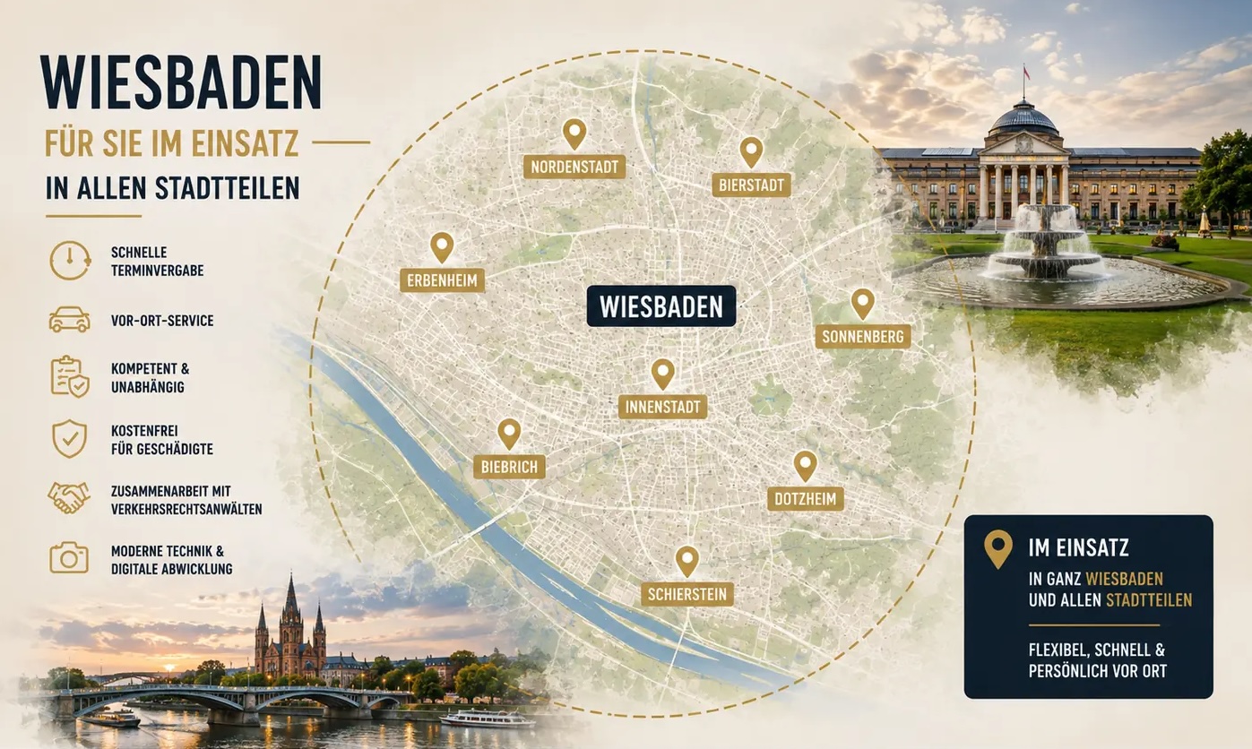 kfz gutachter wiesbaden stadtteile karte n